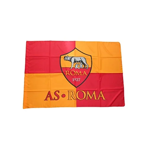 AS Roma Bandiera Ufficiale Magica Grande cm.100x140 Flag Official