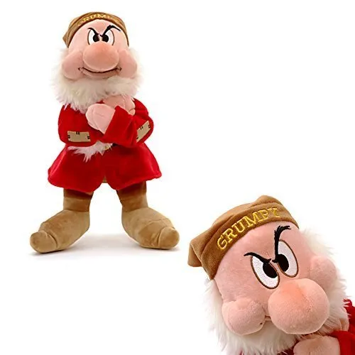 Ufficiale Disney Biancaneve e La Sette Nani 33 centimetri Grumpy morbido peluche giocattolo