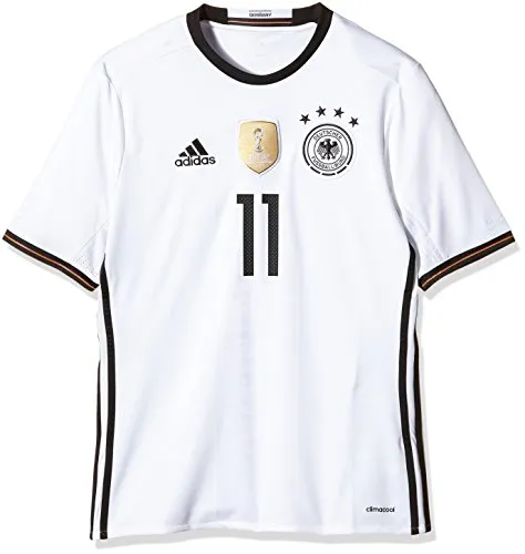 adidas Maglia Ufficiale della Nazionale Tedesca da Bambino, Bambini, Trikot Dfb Home Jersey Youth Reus, Bianco, 152