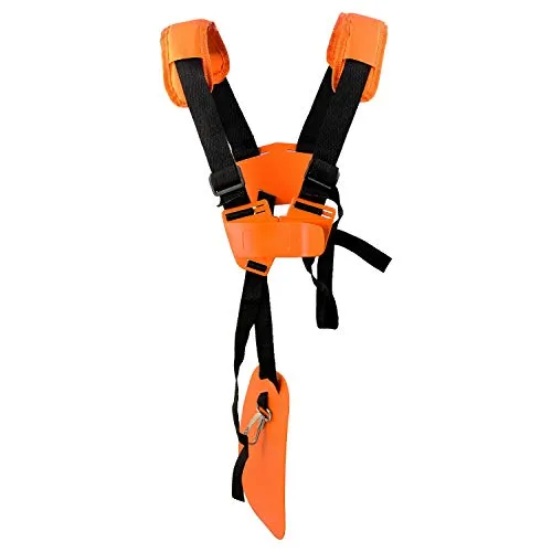 Tracolla Decespugliatore Universale - Cintura per Decespugliatore Professionale Trimmer Strap per STIHL, Echo, Shindaiwa, Husqvarna, Honda Brush Cutter Decespugliatore.Eccetera（Arancia）