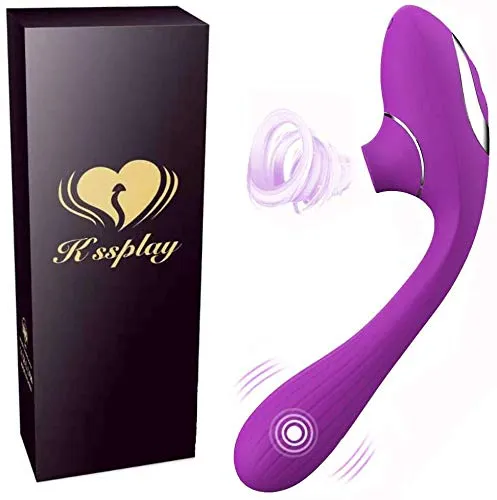 Kissplay - Vibratóre Dǐldó con 10 modalità, Massaggiatore Portatile Vibratòri,Massaggiatore Wireless per Donna,IPX7 Impermeabile