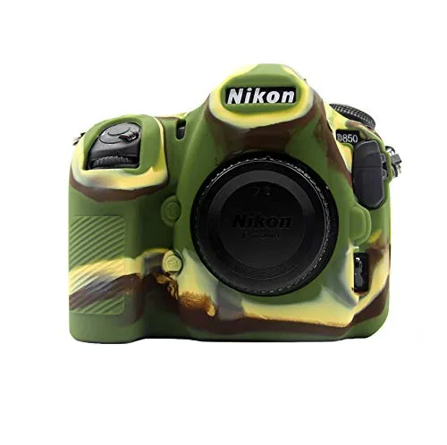 kinokoo Custodia Protettiva in Silicone per Custodia Protettiva Nikon D850 (Camuffare)