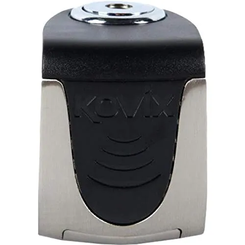 KOVIX KS6 Series-BLOCCADISCO con Allarme Ricarica USB Colore Brush Metal KS6-BM
