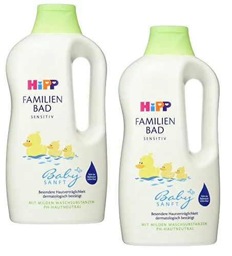 Bagno famiglia Hipp Babysanft, confezione da 2 (2 x 1000 ml)