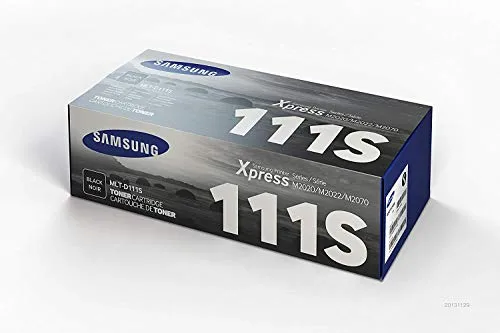 Samsung MLT-D111S, SU810A, Cartuccia Toner, da 1.000 pagine, compatibile con le stampanti Samsung Laserjet monocromáticas Xpress Serie M2022, M2026, M2060, M2070, M2078 e M2625, Nero