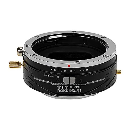 Fotodiox Pro TLT ROKR - Adattatore per lenti Tilt/Shift compatibile con obiettivi Canon EOS (EF/EF-S) D/SLR su Sony Alpha E-Mount Mirrorless Camera Body