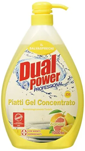 Dual Power Piatti Gel 1Lt Disp Agrumi