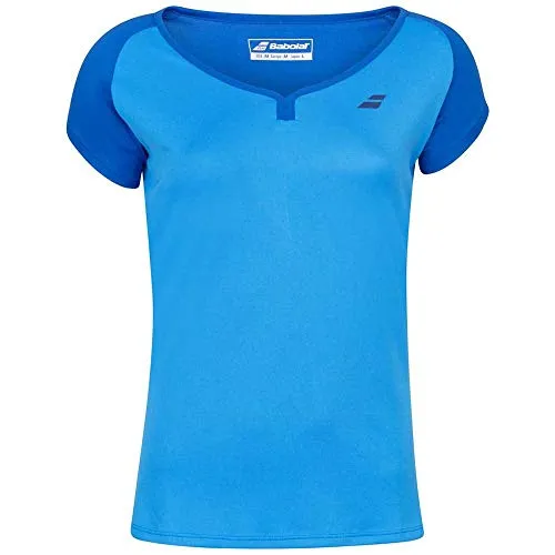 Babolat Play cap Sleeve Top da Donna, Donna, Maglietta, 3WP1011, Blu Aster, XS