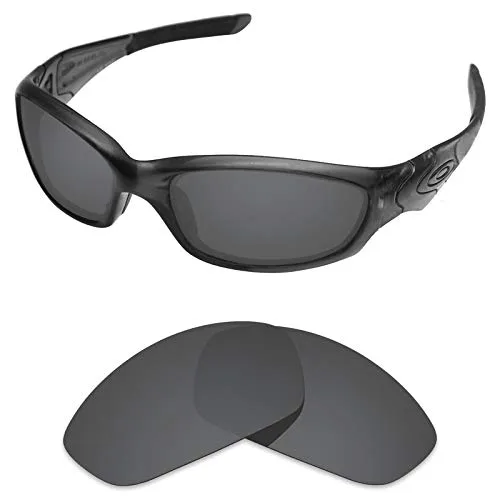 sunglasses restorer Lenti Polarizzate Black Iridium di Ricambio Compatibili per Oakley Straight Jacket 2.0