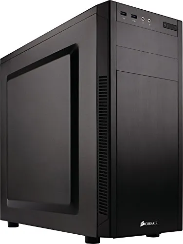 Corsair Carbide CC-9011077-WW Case per PC Mid Tower ATX, Nero, Insonorizzato Silent Edition, 100R, Senza Finestra