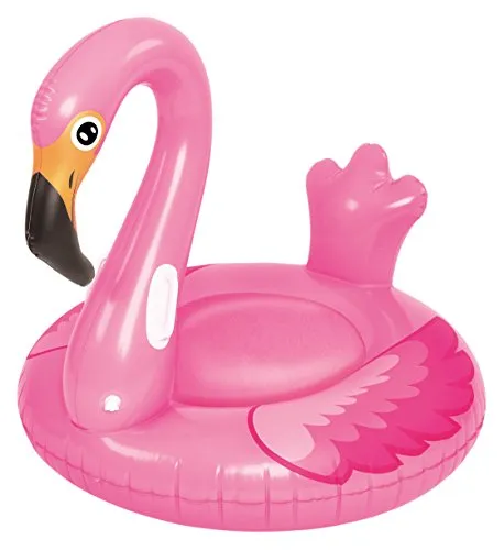 Mondo Toys - Air Mat Jumbo Flamingo - Materassino d’acqua  gonfiabile forma di  fenicottero rosa -  ideale per mare, spiaggia, piscina - per adulti e bambini - 78 x 183 cm - 16732