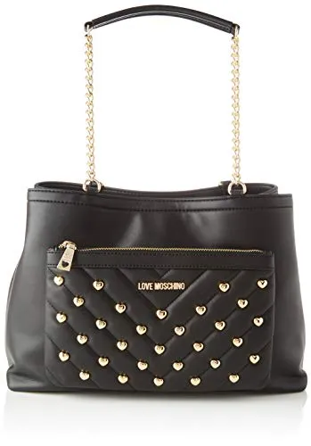 Love Moschino Jc4238pp0a, Borsa Tote Donna, Nero (Black), 15x22x32 cm (W x H x L)