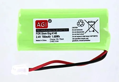 AGI - Batteria di ricambio compatibile con Siemens Gigaset A160