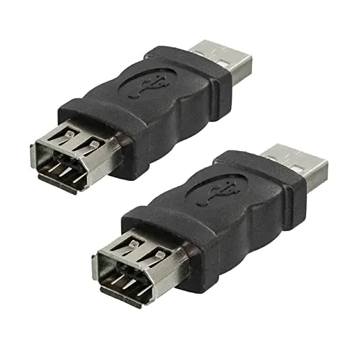 iKiKin eightNice Firewire IEEE 1394 Convertitore Adattatore da 6 Pin Femmina a USB (2Pcs)