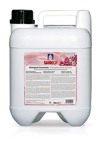 Sanibox SANI502 Fresia, Detergente per Pavimenti, 5 Litri