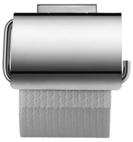 Duravit Cromato-Porta Rotolo di Carta igienica, Cromato