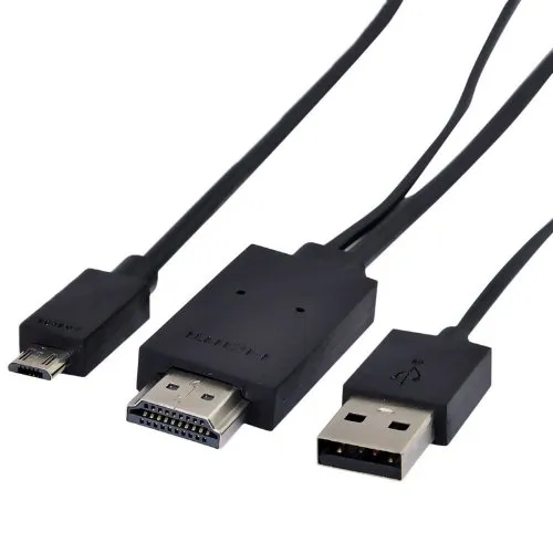 cavo adattatore MHL microusb HDMI per SAMSUNG GALAXY note 3 N900 N9005 N9000 2 metri HD TV