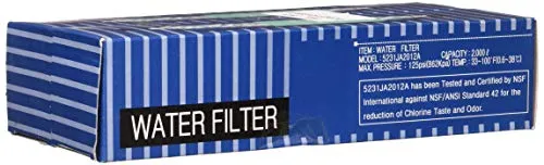 Water Filter 5231JA2012A | 2x Filtres à Eau Réfrigérateur - Compatible avec LG, Hotpoint Modèles 5231JA2012B, BL9808, BL-9808 - Cartouche Filtrante