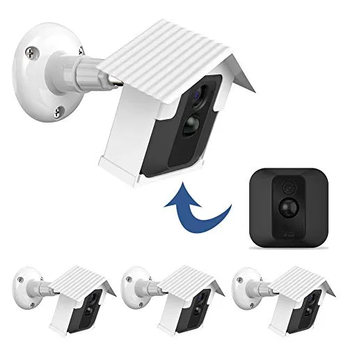 Blink XT2 Staffa di montaggio a parete per fotocamera, custodia per sistema di telecamere di sicurezza per interni ed esterni Blink XT/XT2,bianco