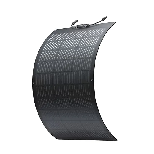 Pannello solare flessibile EcoFlow da 100 W con impermeabilità IP68 e moduli solari ad alta efficienza per tetti, camper e altro ancora