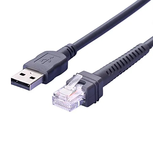 SIENOC USB Cavo 2M per Symbol Barcode Scanner LS1203 LS2208 LS4208 LS4278