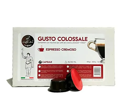 50 Capsule Caffè Arè Miscela Cremoso Compatibili con Lavazza Firma e Vitha Group