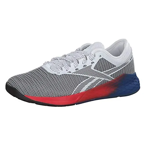 Reebok Nano 9, Scarpe da Ginnastica Unisex-Adulto, Multicolor (Bianco/Nero/Humblu), 45.5 EU