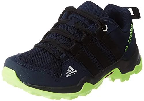 adidas Terrex AX2R K, Scarpe da Trekking Unisex-Bambini, Tech Indigo/Core Black/Signal Green, 33 EU