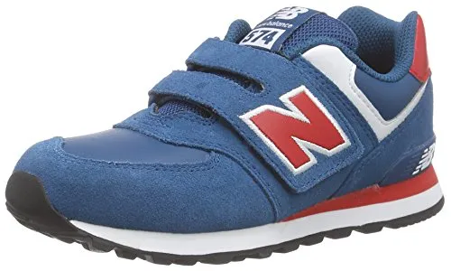 New Balance NBKG574AGP Sneaker, Bambino, Blu (Bleu (Ury Blue/Red)), 33