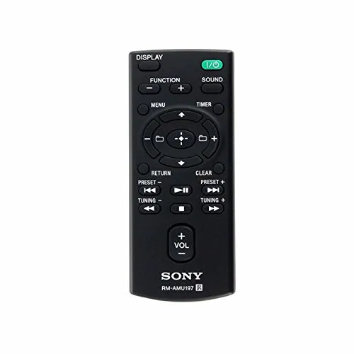 Sony Telecomando per CMT-X5CDB CMTX5CDB Hi-Fi System with Bluetooth - Con due batterie AAA 121AV incluse