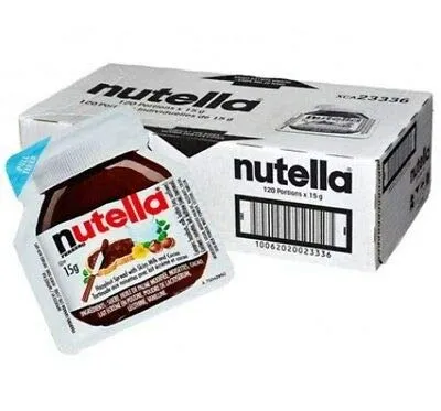 Nutella Ferrero - crema spalmabile monodose, 120 vaschette da 15g [1800g]