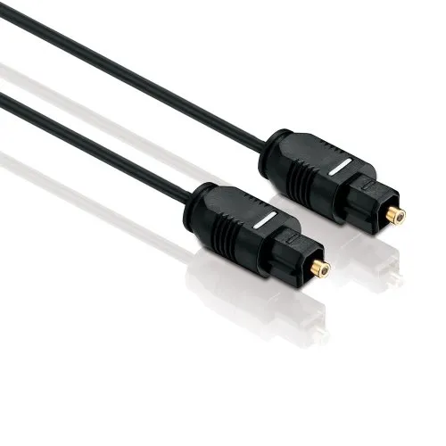 HD Supply TC010-030 Cavo audio Toslink S / PDIF, fibra ottica, spina, Ø 2.2 mm, 3.00 m, nero