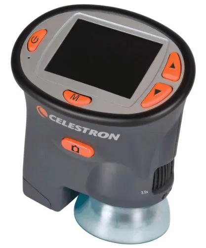 Celestron - Microscopio manuale digitale portatile con monitor LCD
