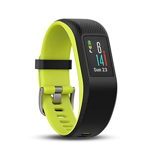 Garmin Vivosport Activity Tracker con GPS, Large, Multicolore (Nero/Verde Lima)