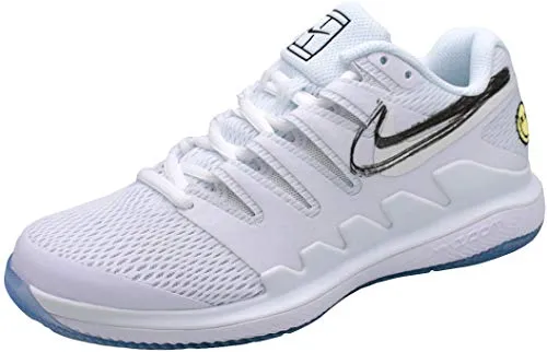 Nike Wmns Air Zoom Vapor X HC, Scarpe da Tennis Donna, Multicolore (White/Mtlc Summit Wht/Black/Canary 106), 35.5 EU