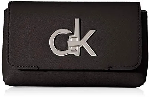 Calvin Klein Re-lock Belt Bag - Borse a tracolla Donna, Nero (Black), 1x1x1 cm (W x H L)