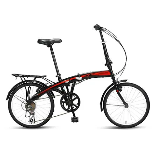 Bicicletta pieghevole per esterni Pieghevole bicicletta, leggero e portatile della bicicletta for gli studenti, a velocità variabile biciclette, biciclette for adulti pieghevoli (20 pollici) biciclett