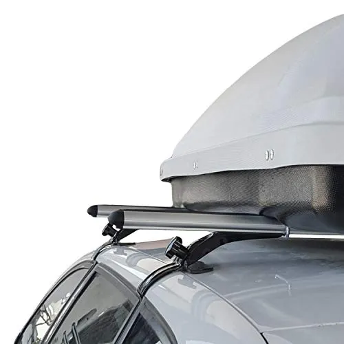 accessorypart Barre Portatutto per Volkswagen Polo VI 2017-2020 Portabagagli Portapacchi Alluminio Grigio
