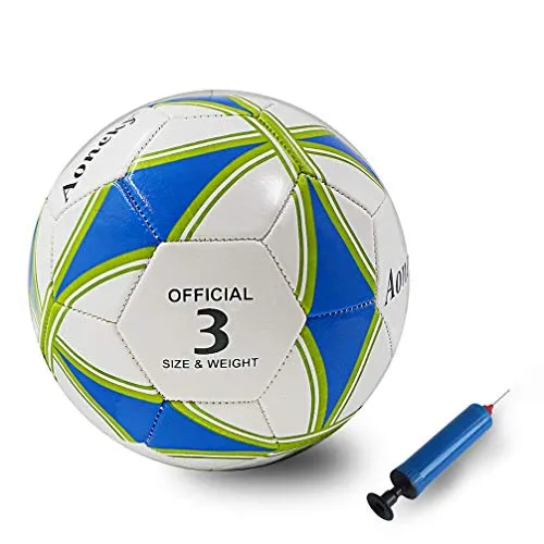 Aoneky - Pallone da calcio per bambini, Misura 3., Taglia 3