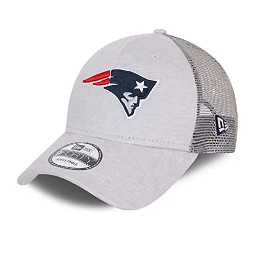 New Era England Patriots NFL cap 9Forty Trucker verstellbar Basecap American Football Kappe Home Field Beige - One-Size