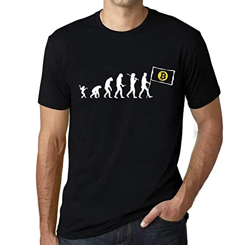 xinfeng ® Homme T-Shirt Graphique Bitcoin BTC Révolution T-Shirt HODL Tee Crypto Cadeau idée-Blacks