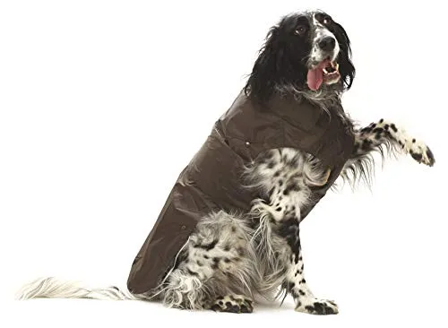 Croci Montreal - Cappotto per cani, Mantello invernale, Giacca impermeabile, Taglia 30 cm, Marrone