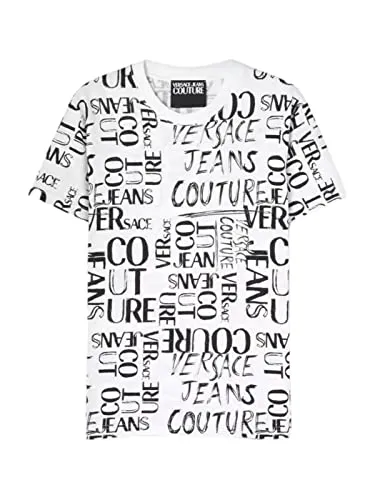 Versace Jeans Couture T-Shirt e Polo Uomo 74GAH6S2 JS167 003 Bianco