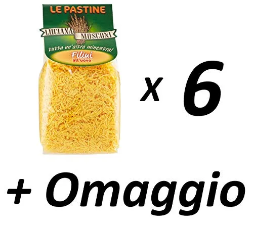 Luciana Mosconi Le Pastine Filini all'uovo 250 g (Promozione Sales & Service) Pack A