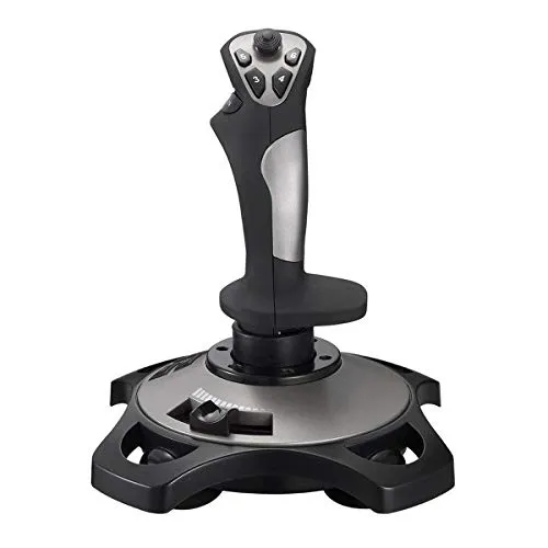 MARXIAO Flight Stick Simulazione Giochi di Computer Volo Simulazione Joystick Aircraft Simulatore Joystick A 4 Assi 8 Vie Hat Switch Realistico Vibration