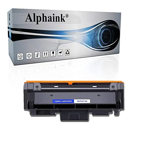 Toner Alphaink Compatibile con Samsung D116L versione da 3000 copie per stampanti Samsung SL-M2620 2625 2626 2820DW 2826 2875FW Xpress M2620 2625 2820 2870 2875 2876 2885 (1 Toner)