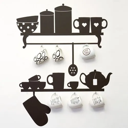 Adesivo cucina Adesivi murali adesivi per cucina decorazione cucina wall stickers Stencil decorazione cucina decorazione pareti decorazione casa adesivi cucina adeisivi per parete