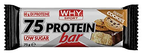 BOX DA 24 Pz. 75 Protein Bar COOKIE Why Sport