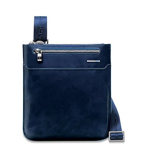 Piquadro Blue Square Borsa messenger, 22x25x2 cm, Blu (Blu)