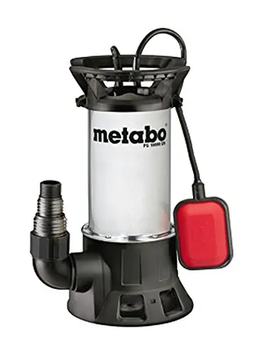 Metabo PS 18000 SN - Pompa di depurazione per acque scure, 1100W, 230Volt, 50Hz